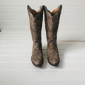 Corral Cowboy Boots (like new)